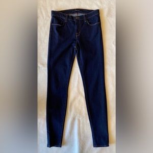 J Brand Starless Super Skinny Dark Wash Denim
